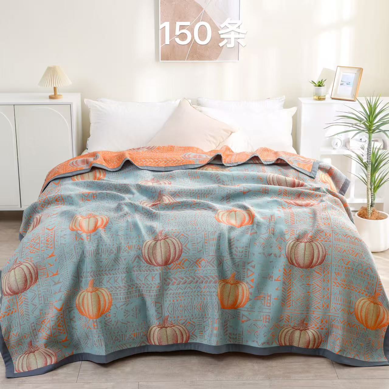 波核南瓜200*230加厚舒适床盖