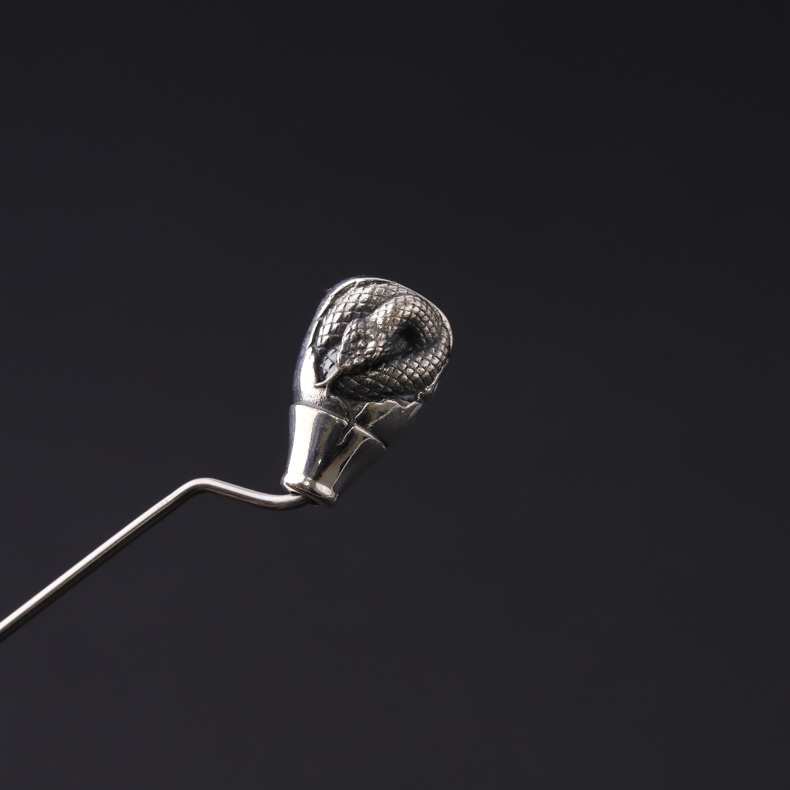 S1767喜见昇卿银饰佛头DIY文玩配饰饰品