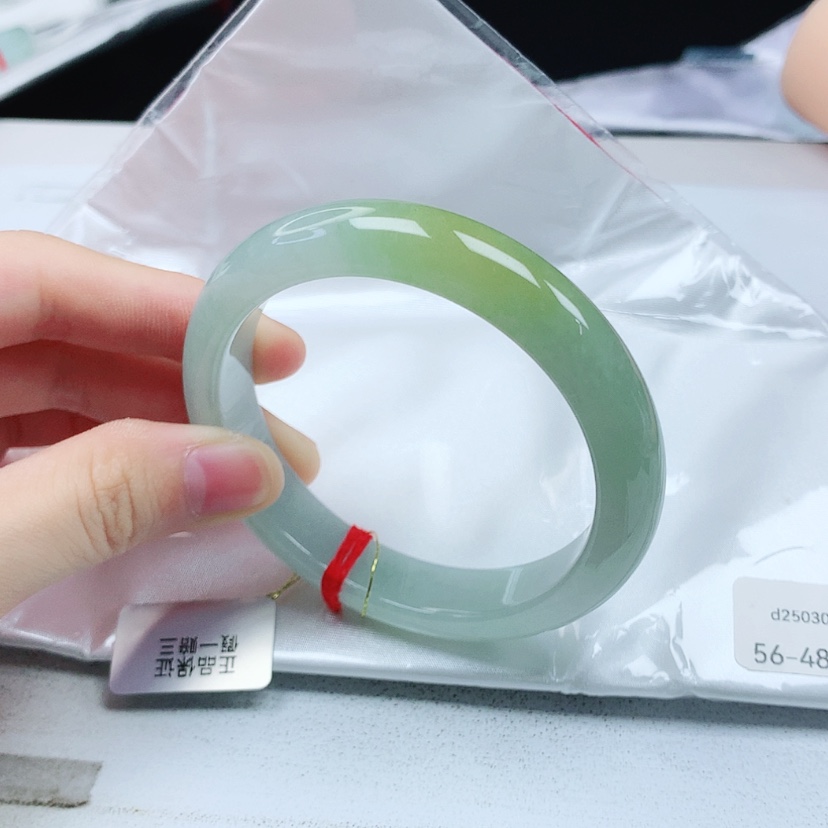 【闪购商品】翡翠手镯未镶嵌缅甸天然a货手镯56