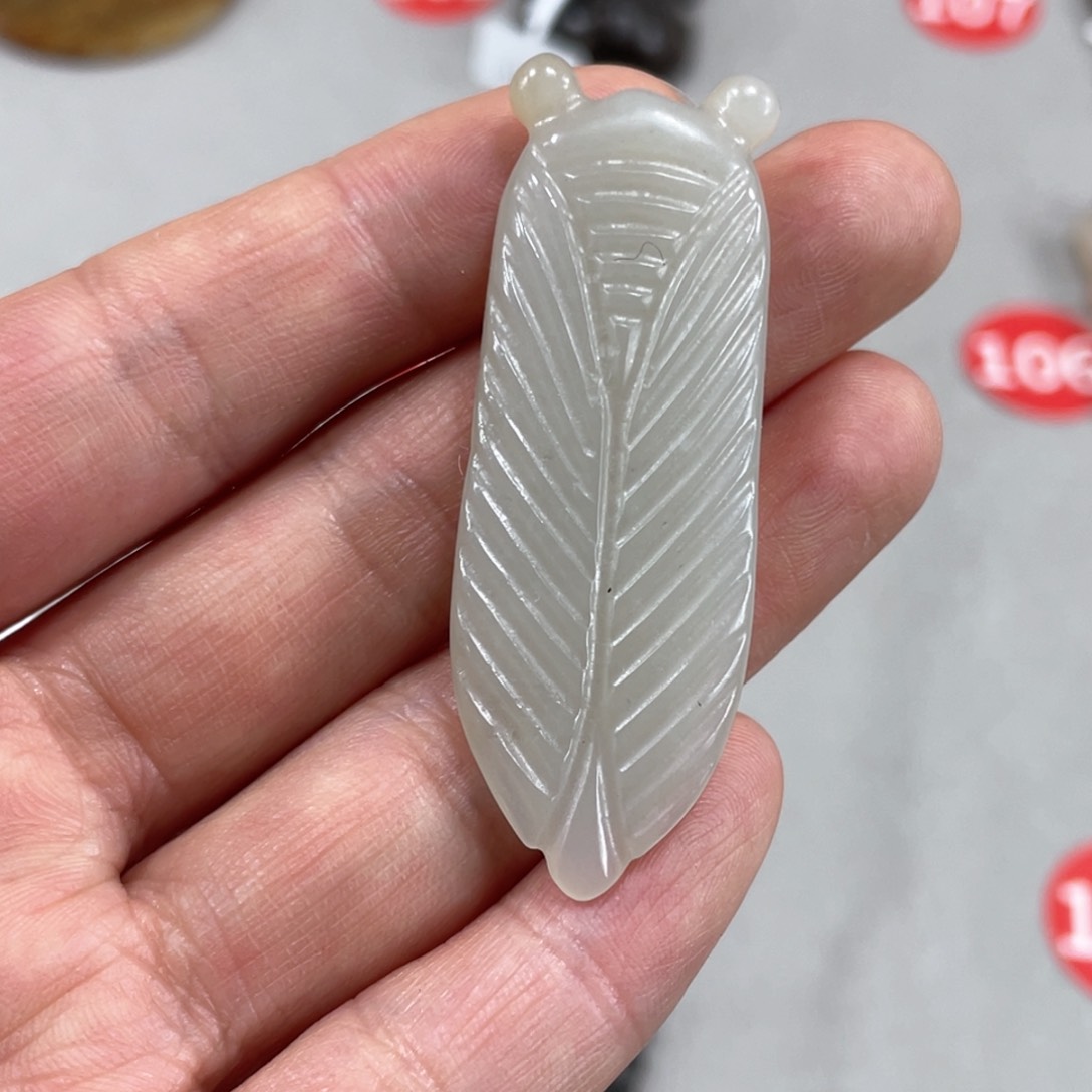 和田玉（糖玉）颈饰未镶嵌