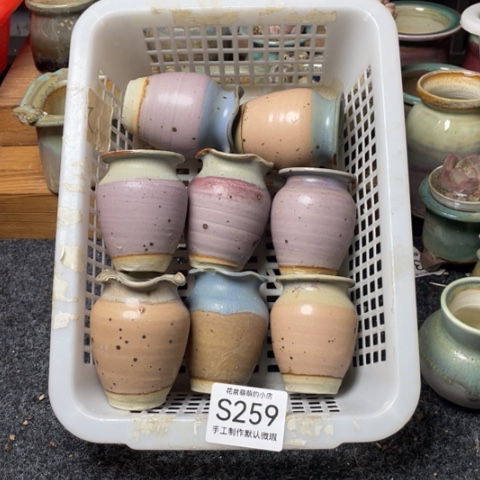 紫砂花盆微瑕259口径3.5左右