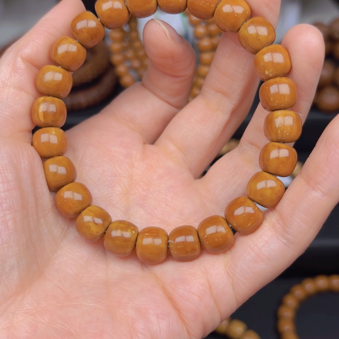 【闪购商品】菩提净**唤紫金鼠原皮老型手串