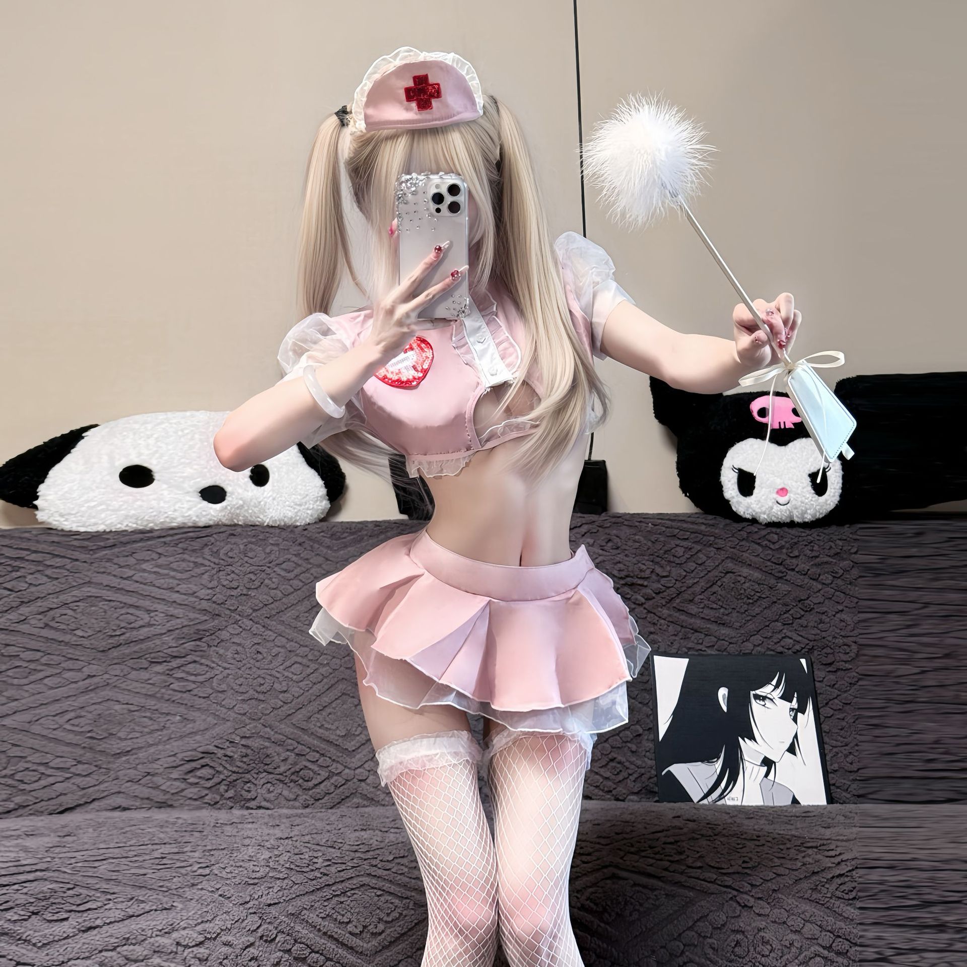 情侣趣味cos角色扮演制服性感可爱护士服战袍