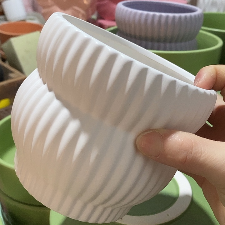 摆件陶陶盆有孔 瑕疵介意勿拍