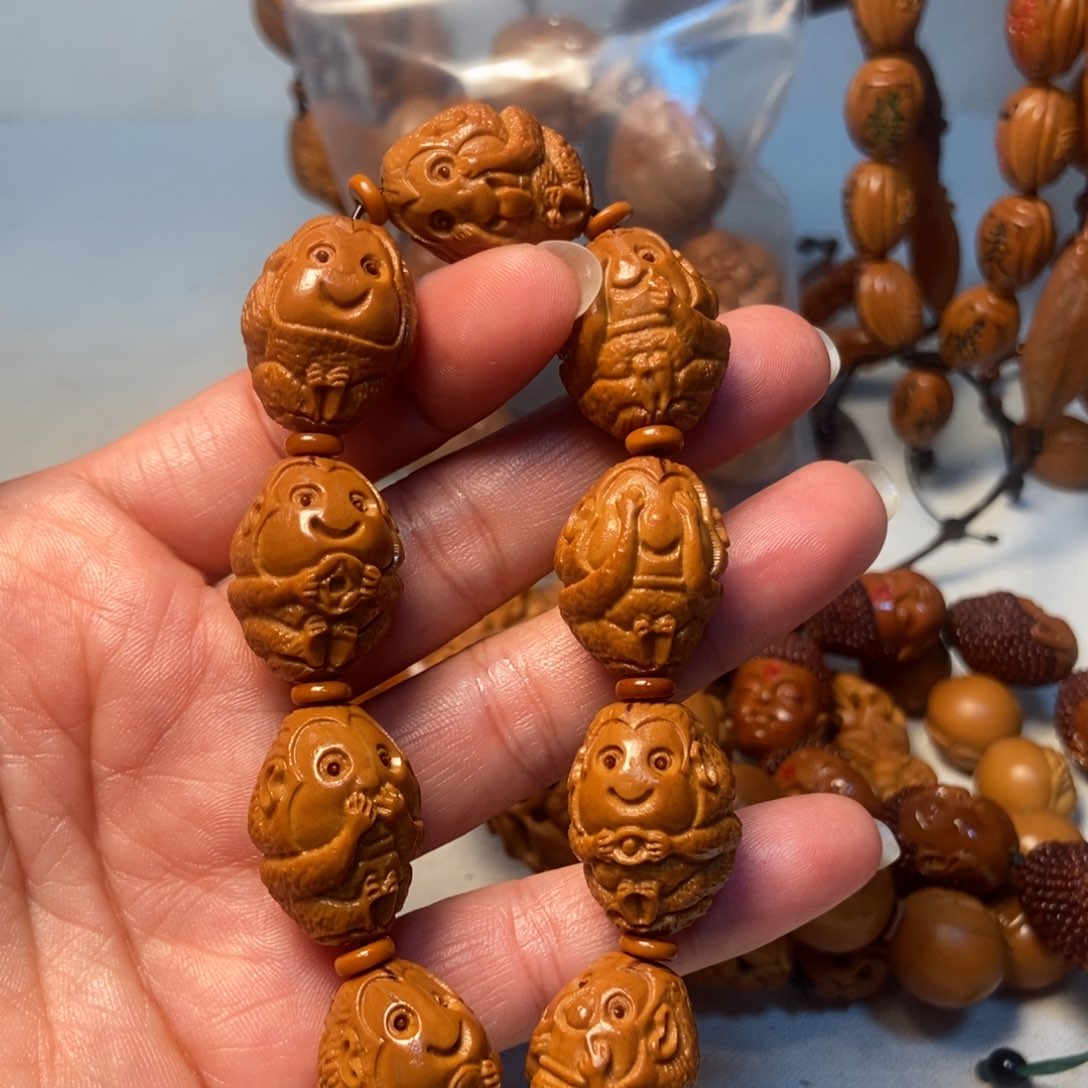 橄榄核手串/手链九不猴