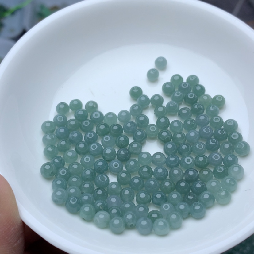 【闪购商品】翡翠手链未镶嵌卡4.7冰蓝水50个