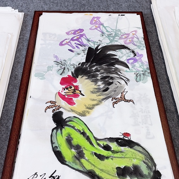 国画张圣敏先生纯手绘作品