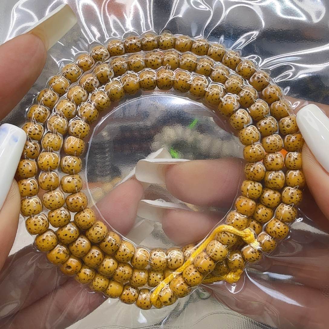 星月菩提手串93傲视半臂黄星月菩提65-108