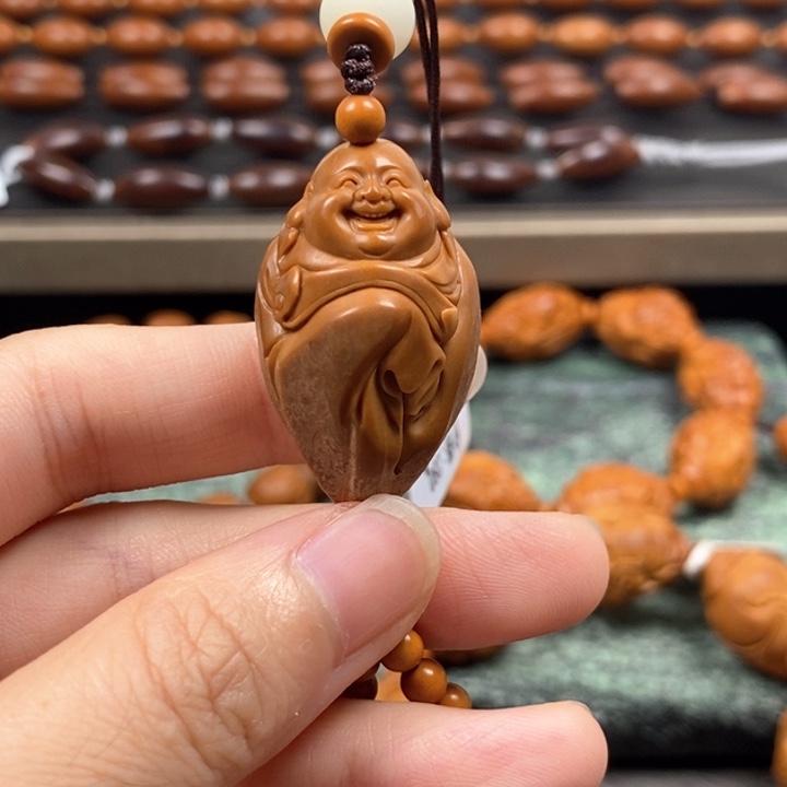 橄榄核手串/手链包衣弥勒