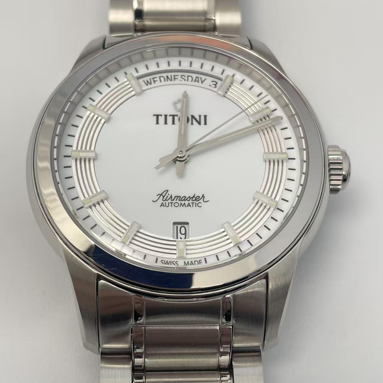 99新 Titoni/梅花 空霸系列/自动机械/男士/39mm/单表原扣全套