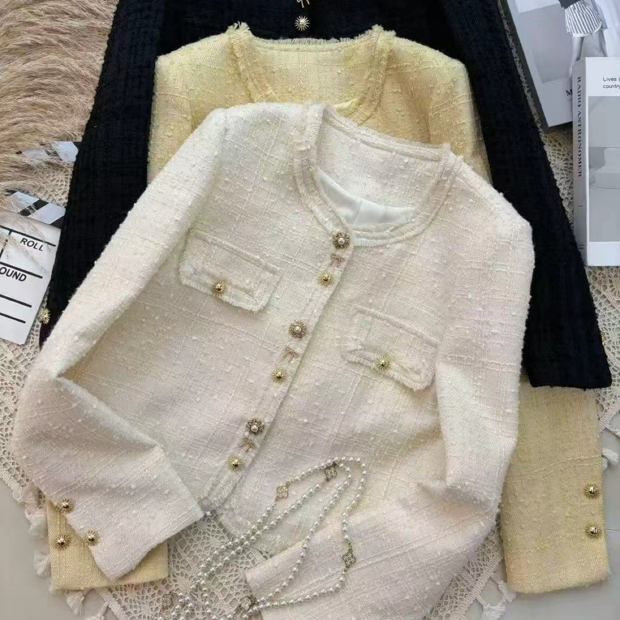 【海南珍珍】气质小香风外套9581