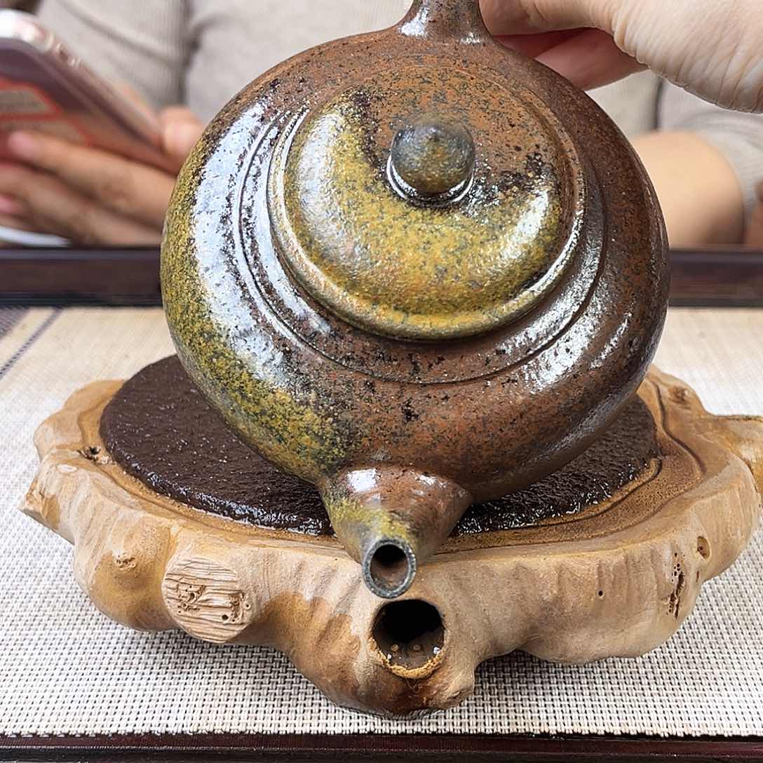 紫砂茶壶宜兴紫砂底槽青240c c