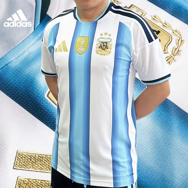 2026年世界杯adidas阿根廷球员短袖比赛服球衣JM5897