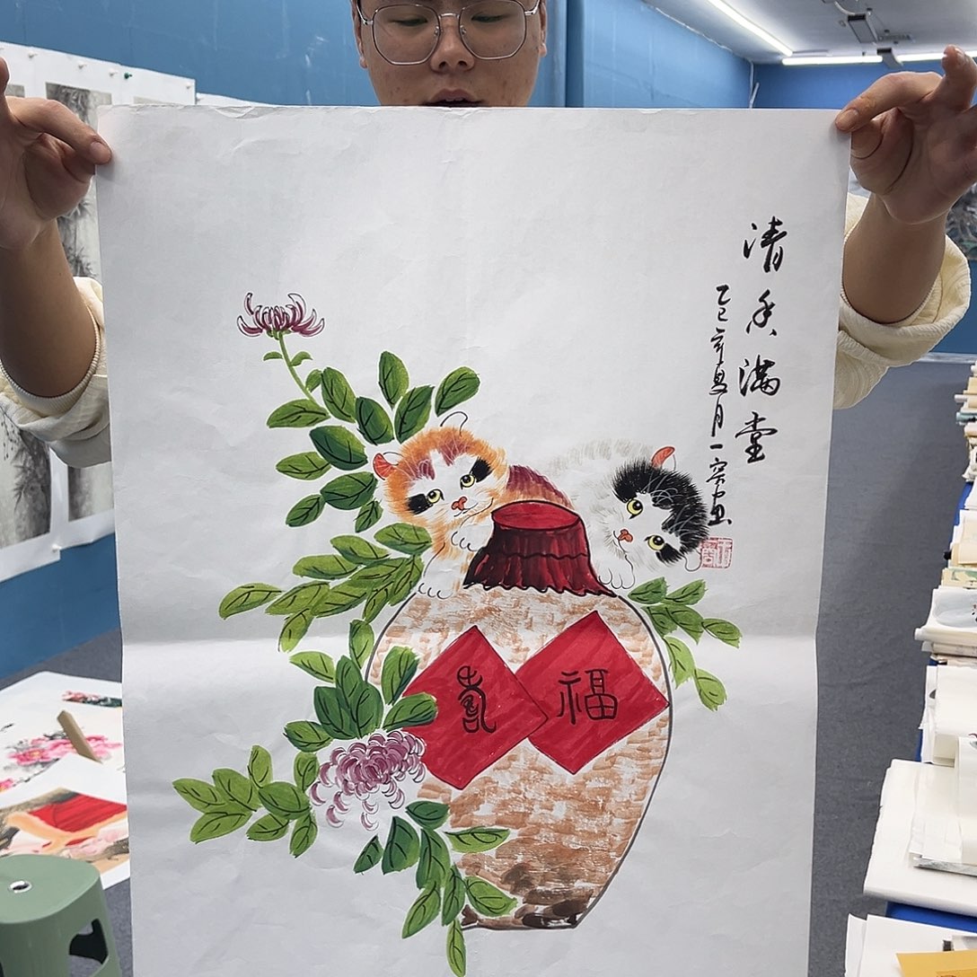 国画纯手绘作品欣赏