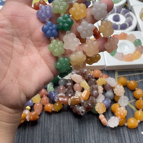 石英质玉（非洲翠）合金时尚简约精美大方