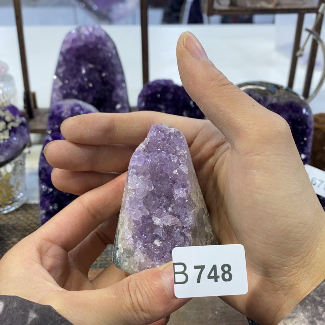 紫晶摆件摆件未镶嵌