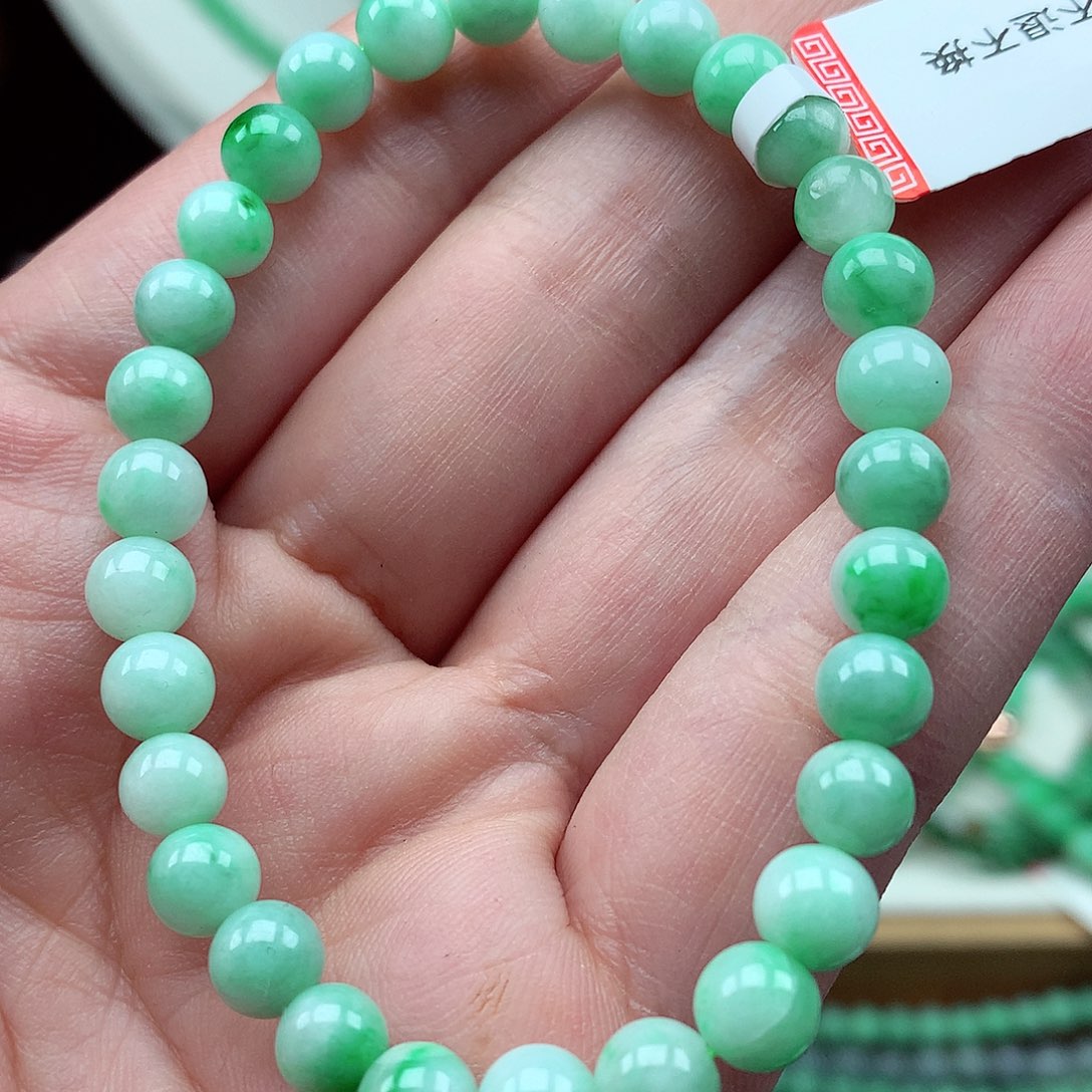 翡翠未镶嵌项链翡翠