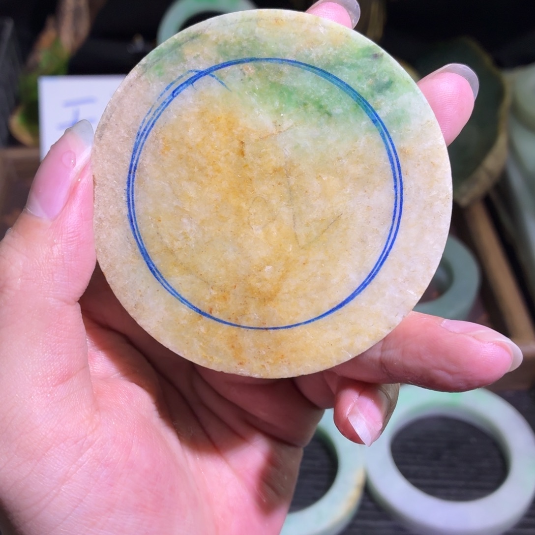 定制翡翠未镶嵌缅甸翡翠A货手镯毛胚定制