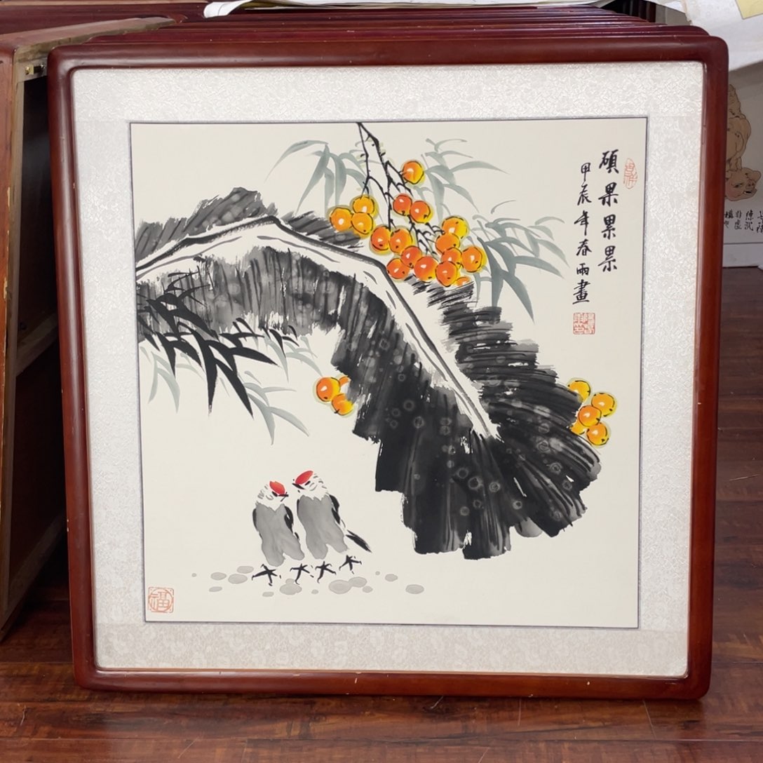 国画带框尺寸63*63厘米