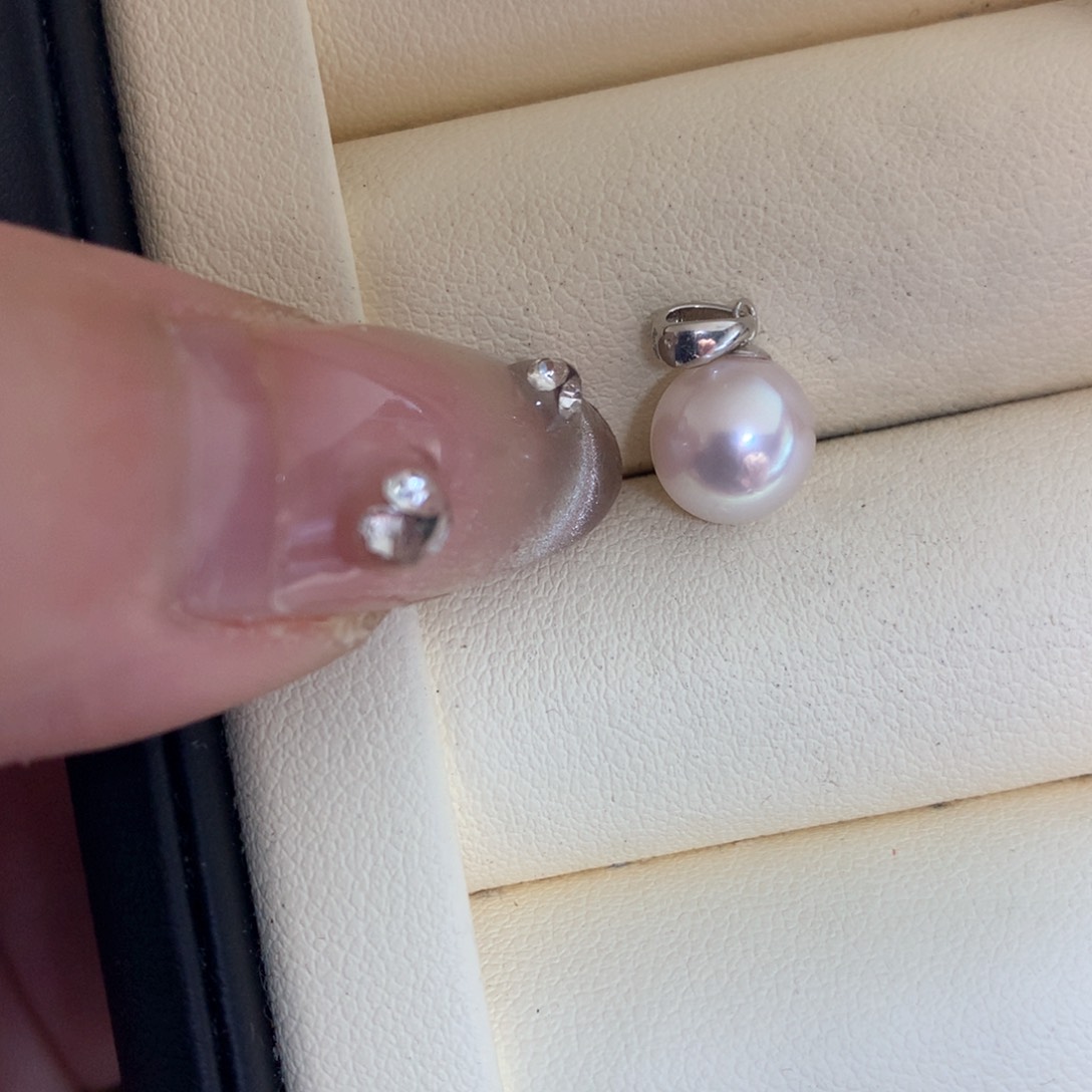 海水珍珠颈饰18K金镶嵌