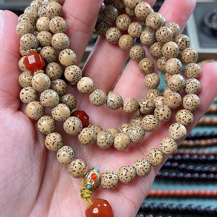 白玉菩提手串0.7菩提