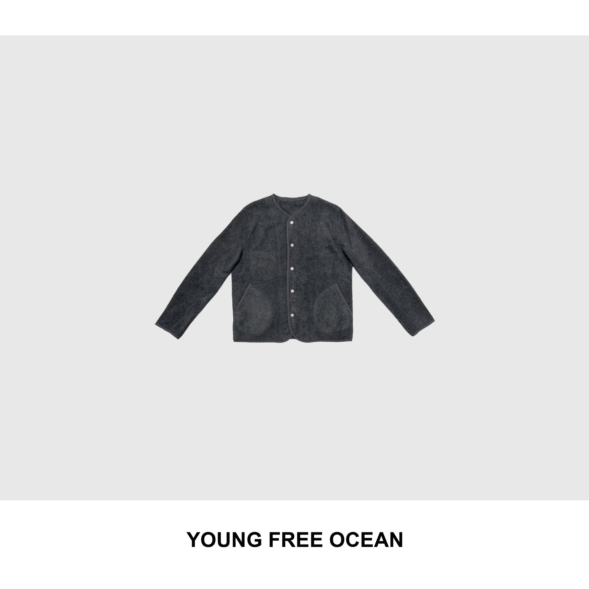 YOUNG FREE OCEAN2025秋冬款 摇粒绒小和尚保暖外套A31096