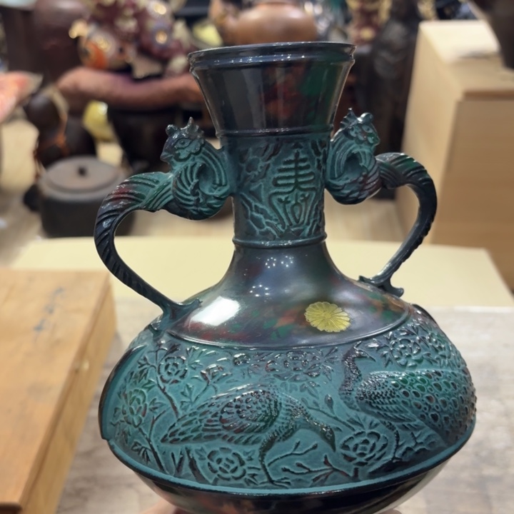 合金古美术置物摆件