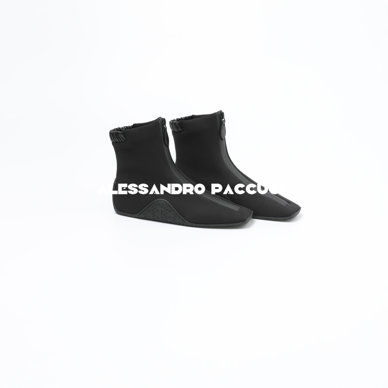 AP洛哥51066XH【拓履】羊皮方头半开式拉链潮流时尚百搭休闲短靴