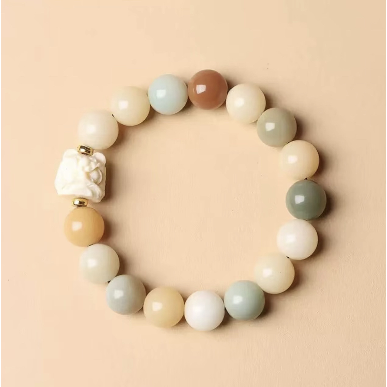 醒狮单圈菩提 X603精美手串 高端文玩手串 手串 挂件高 -(无礼盒)