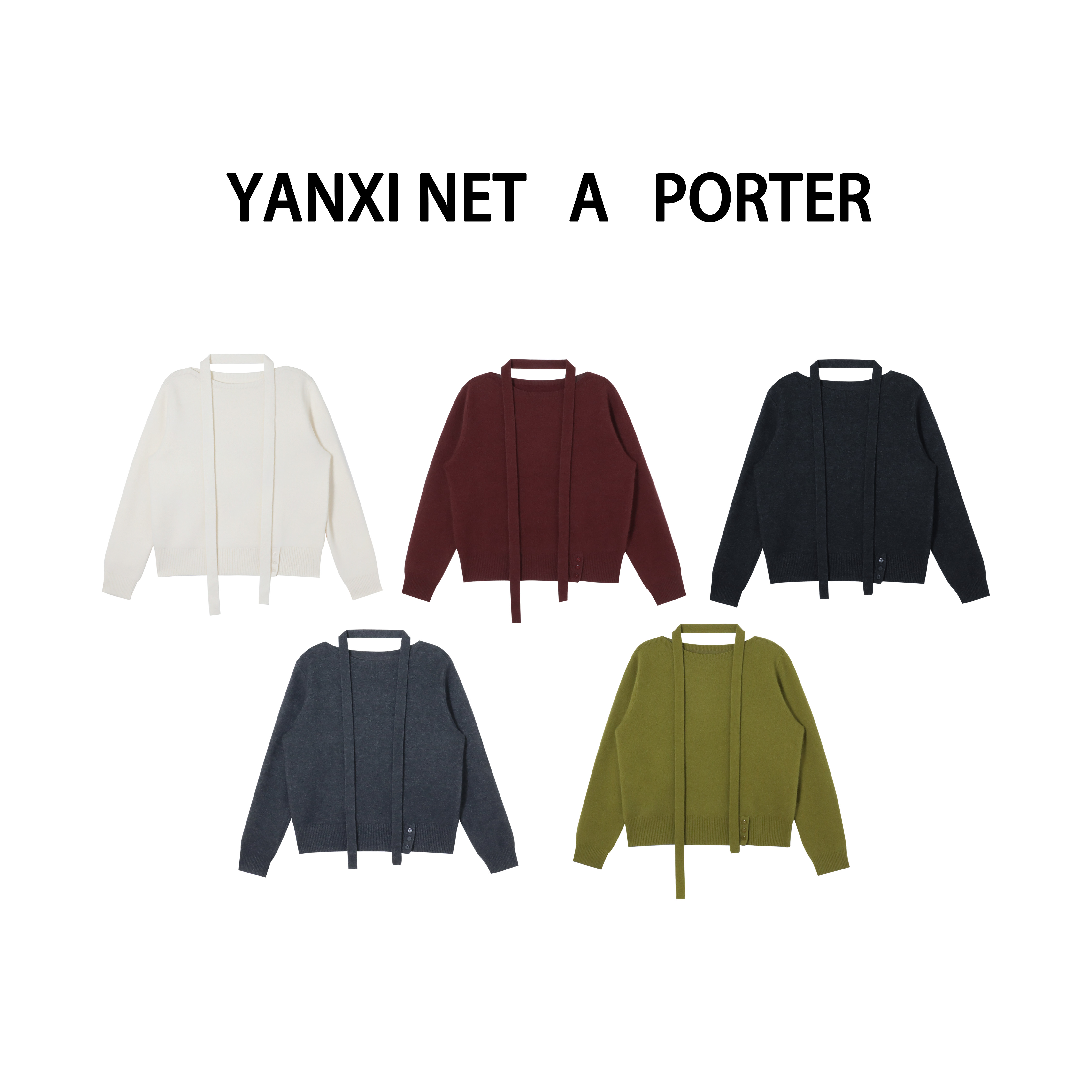 【25.1.3严选新品】浣熊绒飘带毛衣