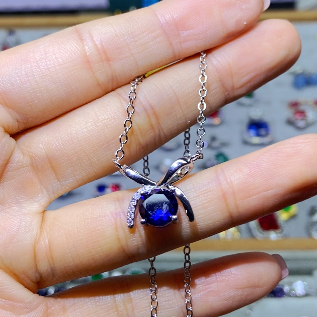 银S925镶嵌耳饰紫晶