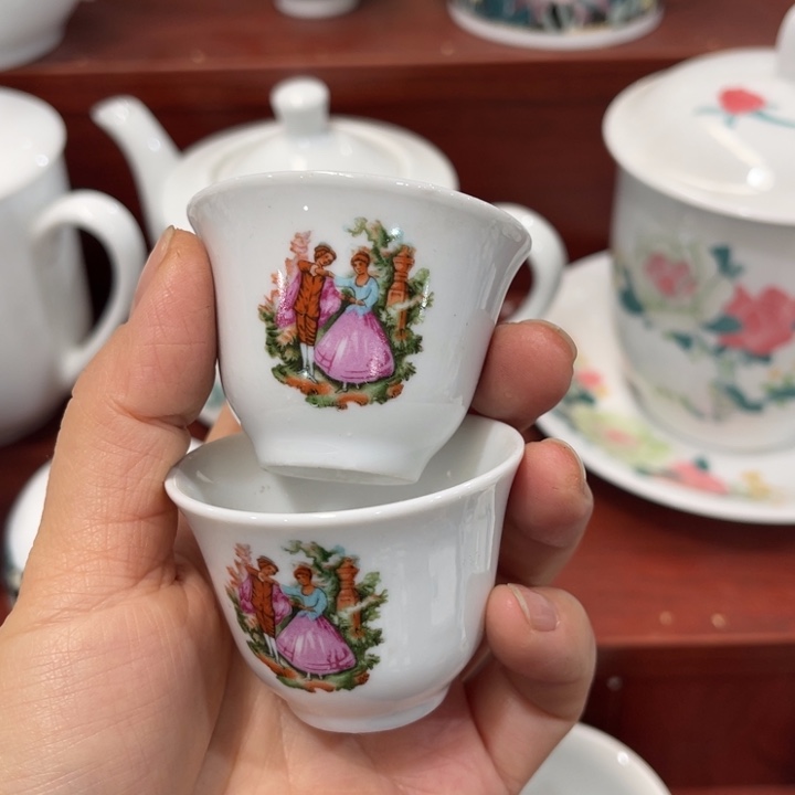 醴陵高温50毫升球泥杯2个