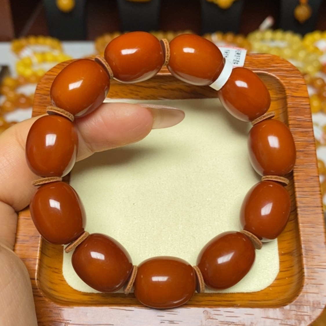 【闪购商品】蜜蜡手链未镶嵌手串