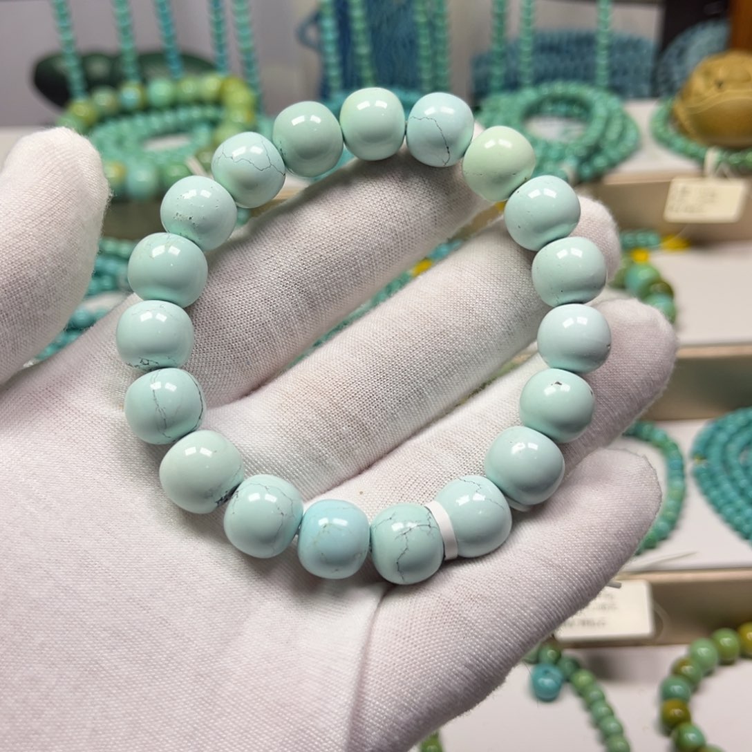 绿松石未镶嵌手链