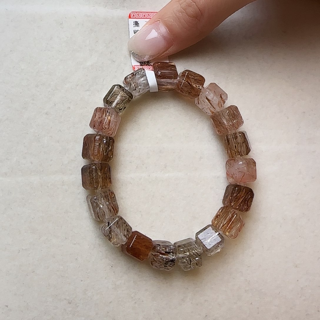 水晶手链未镶嵌爱****雅大气上档次