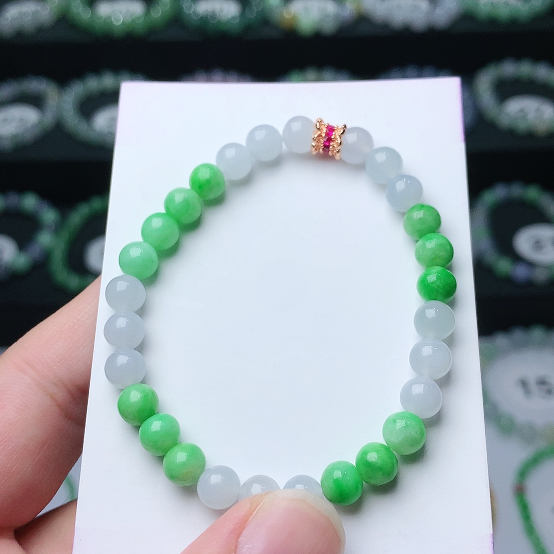 翡翠手链未镶嵌翡翠