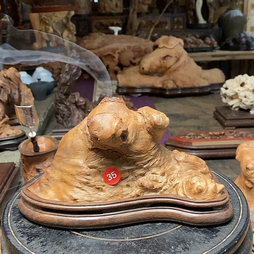 【闪购商品】35号荔枝木香炉工艺