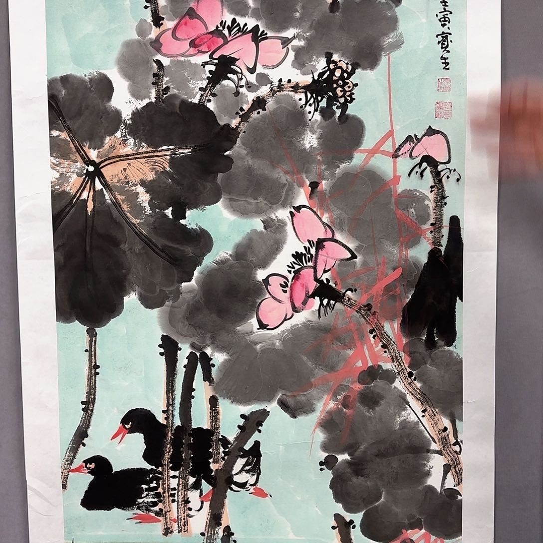 国画国画纯手绘作品请放心去藏