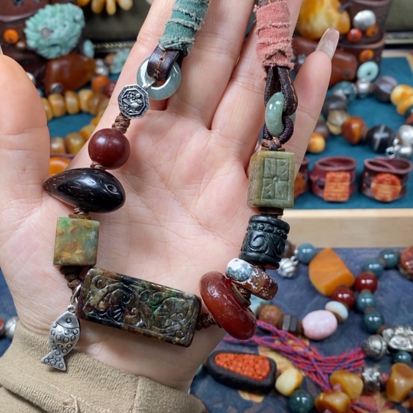 【闪购商品】翡翠颈饰未镶嵌项链