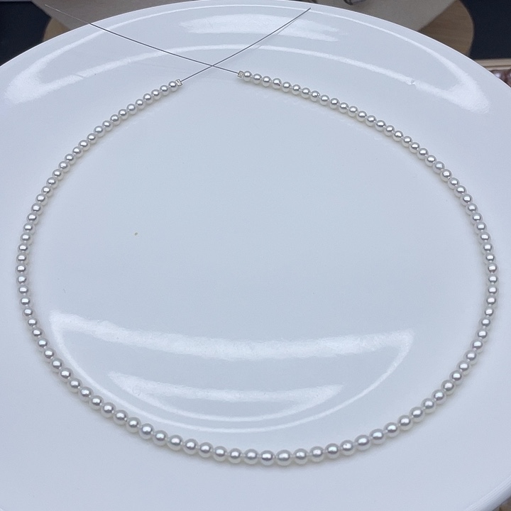 淡水珍珠银S925镶嵌颈饰