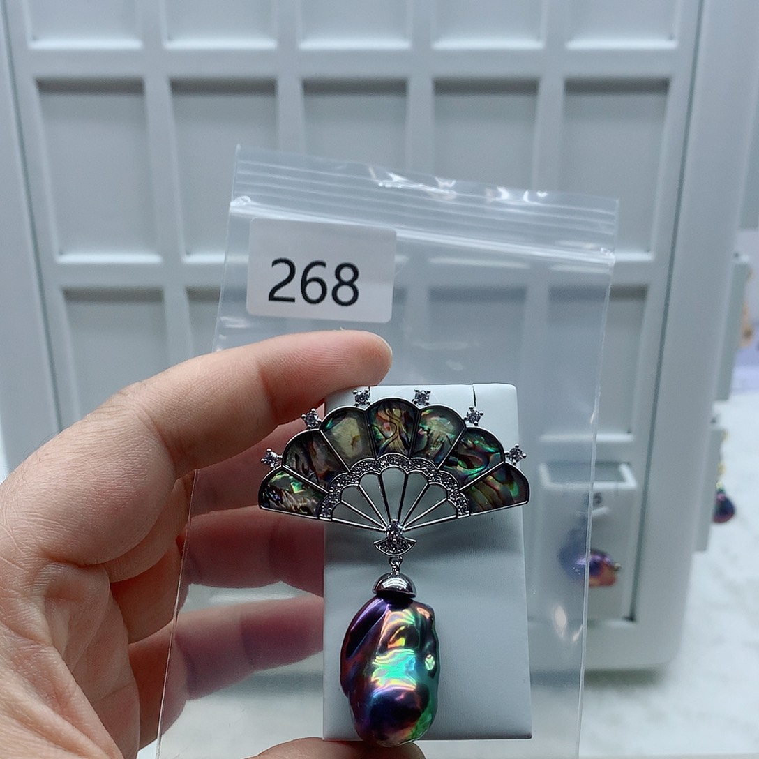 淡水珍珠吊坠(不含链)合金
