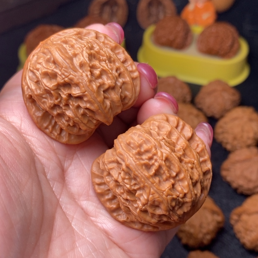 【闪购商品】把件文玩核桃892号白狮子39.5