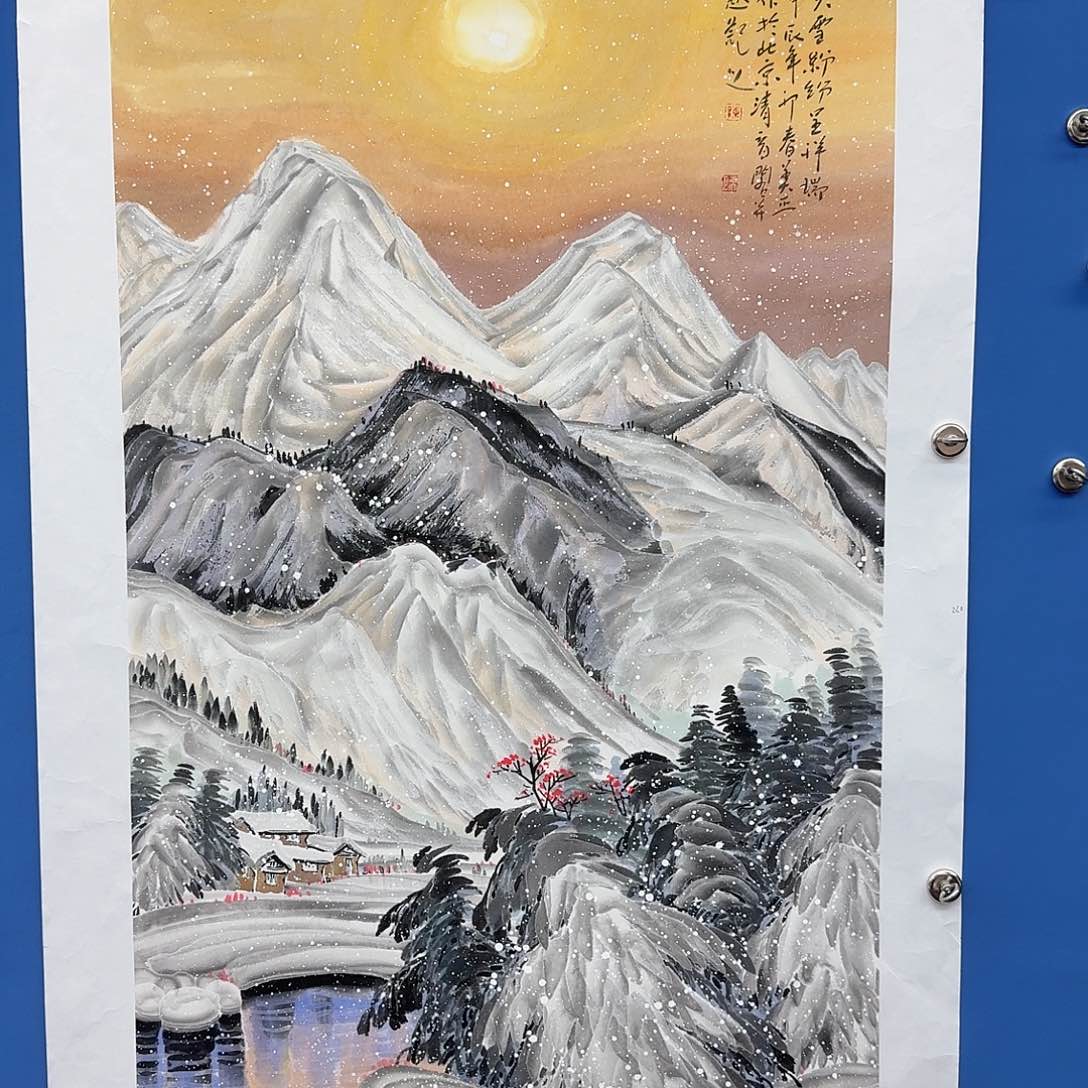 国画多次参加国内外大型画展