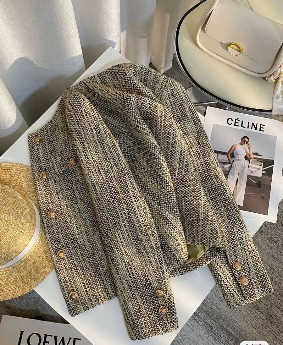 【坤姐专属】2025新款小镰刀定制双面提花气质上衣-008