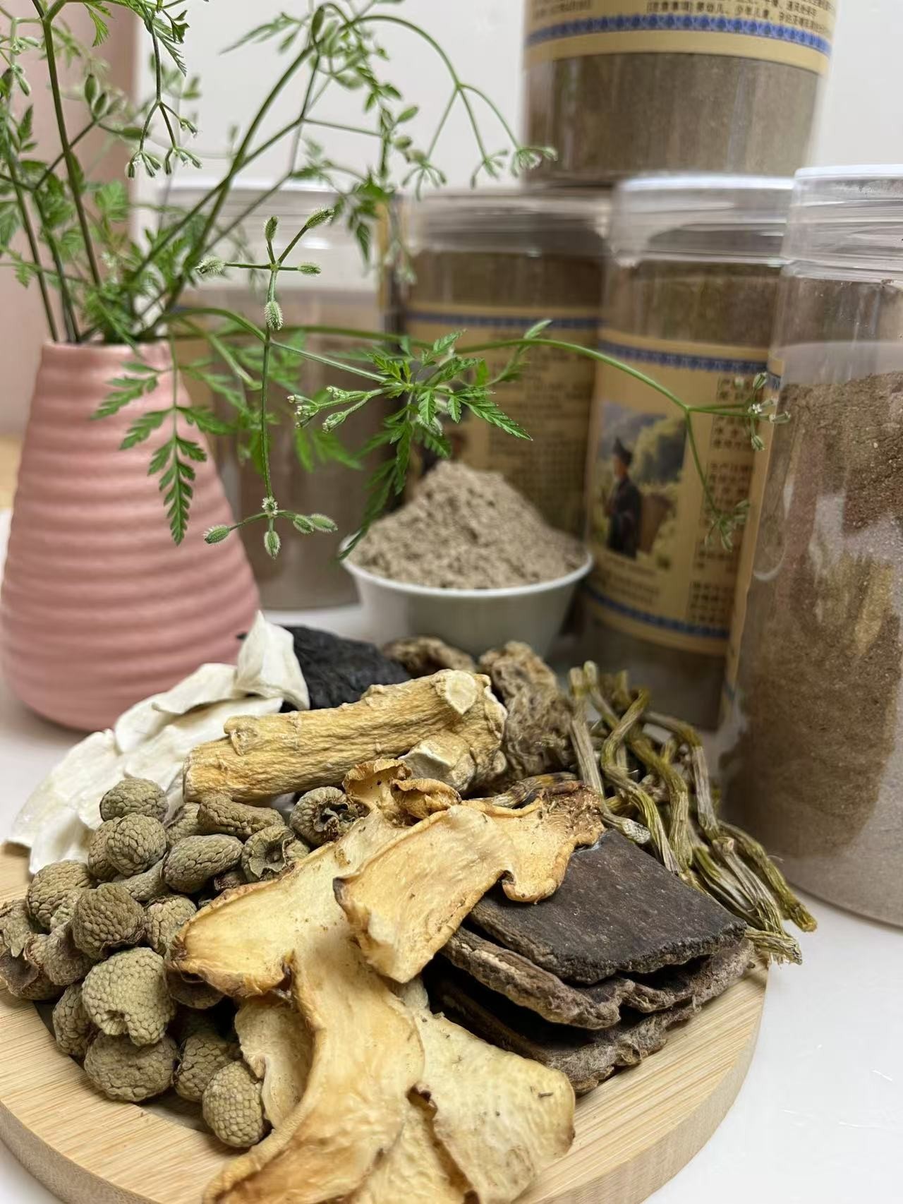苗家苗顶鼎茶粉罐装400克