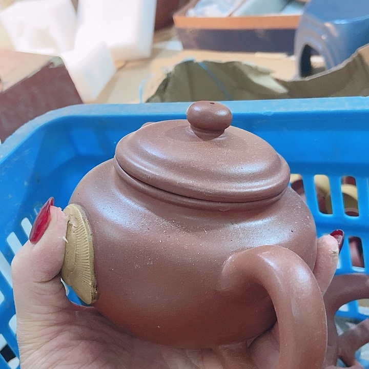 紫砂茶杯宜兴紫砂全手工制作