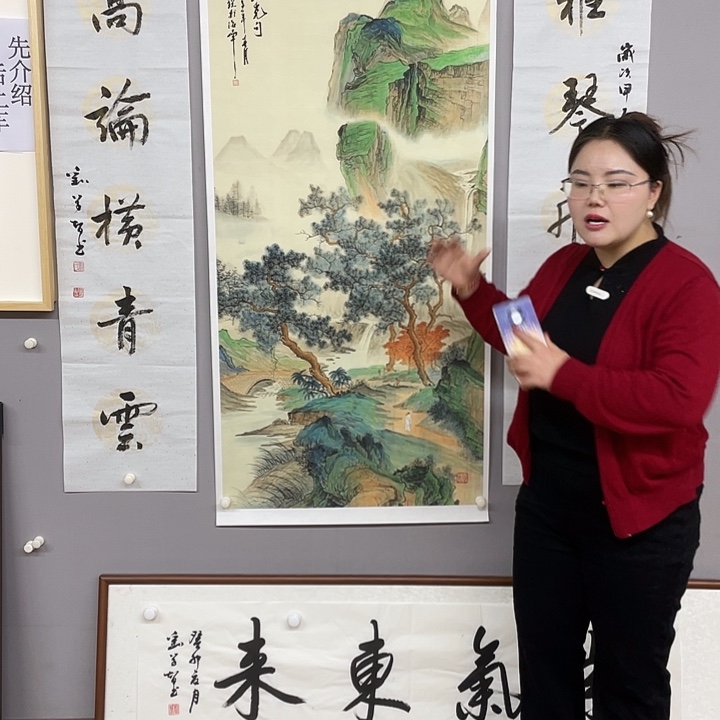 国画中美老师纯手绘作品