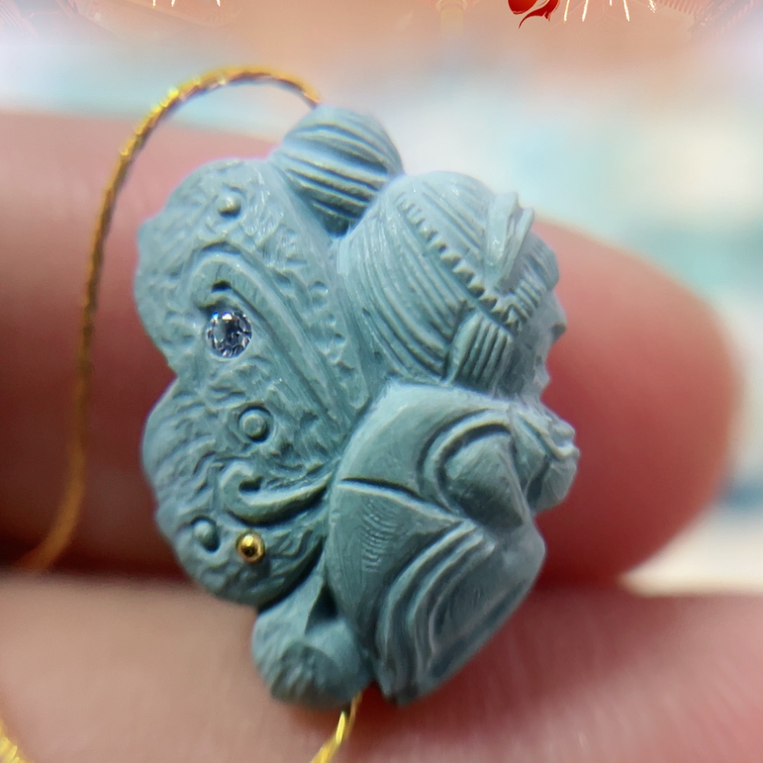 绿松石珠宝奇石未镶嵌