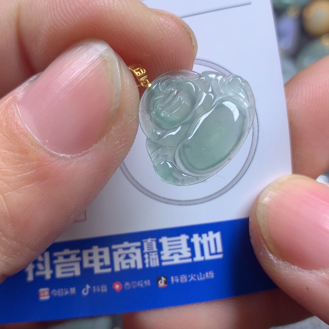 【闪购商品】翡翠颈饰18K金镶嵌翡翠