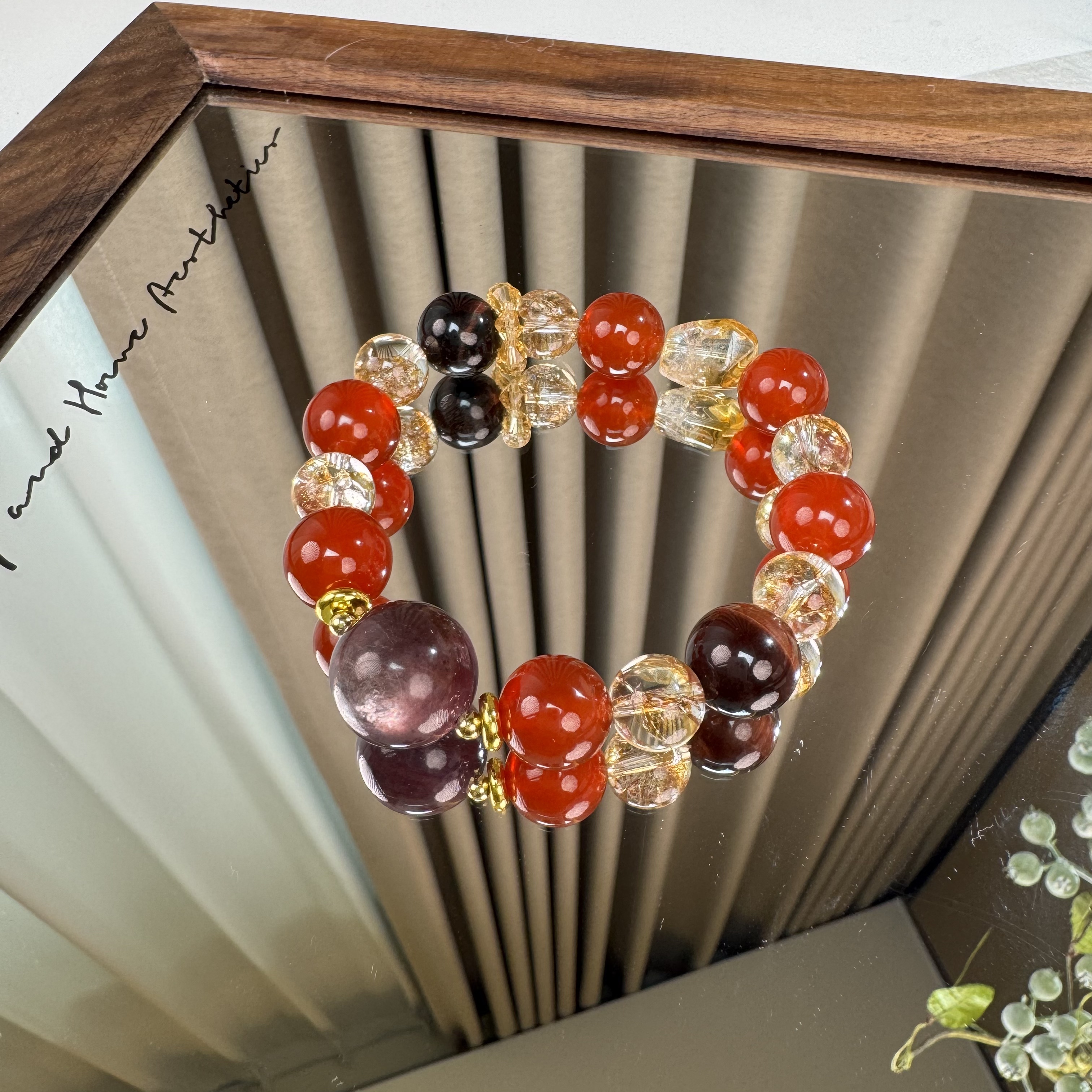 【小目标】 天然水晶玛瑙原创设计手串